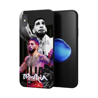  Силиконовый чехол Mcover для iPhone XS/X (Айфон Икс (Икс Эс), с принтом Ilia Topuria 