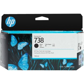  Картридж HP 498N4A 738 130-ml Black DesignJet Ink Cartridge 