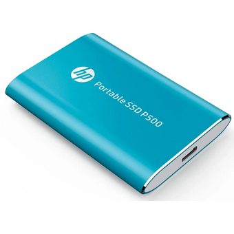  Внешний SSD HP 500GB P500 Blue (7PD54AA#ABB) (USB 3.2 Gen2 Type-C, up to 370/200Mbs, 300TBW, 79х54х10, 45g) 
