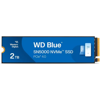  SSD WD Blue (WDS200T4B0E) 2TB, NVMe, M.2 2280, PCI-E 4x4 (R/W - 5150/4850 MB/s) 