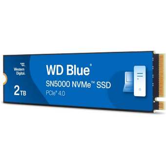  SSD WD Blue (WDS200T4B0E) 2TB, NVMe, M.2 2280, PCI-E 4x4 (R/W - 5150/4850 MB/s) 