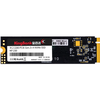  SSD Kingbank KP230 (K5.02.FPL1256202) NVMe Gen3 x4 256GB (Speed read 2300MB/s) Ret 
