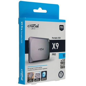  SSD Crucial X9 Pro (CT1000X9PROSSD9) 1TB USB 3.2 Gen-2 2x2 Type-C 1050 MB/s 