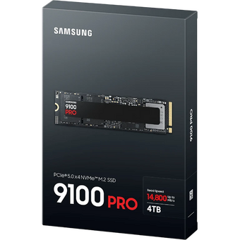  SSD Samsung 9100 Pro (MZ-VAP4T0BW) 4TB, M.2, PCI-E 5.0 x4, TLC 3D NAND (R/W - 14800/13400 MB/s) 