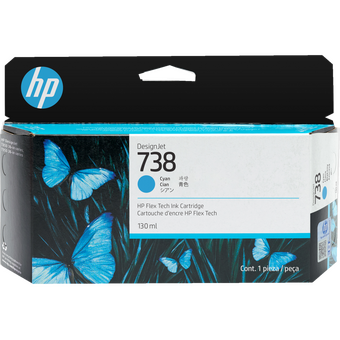  Картридж HP 498N5A 738 130-ml Cyan DesignJet Ink Cartridge 