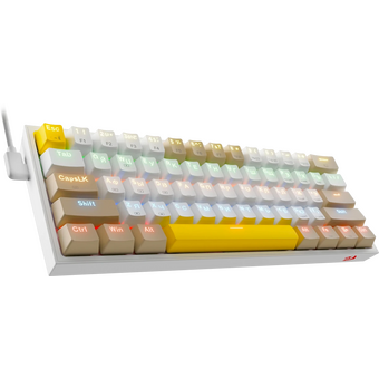  Клавиатура REDRAGON Fizz RU 72597 Rainbow, melt-gold свитчи 