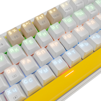  Клавиатура REDRAGON Fizz RU 72597 Rainbow, melt-gold свитчи 