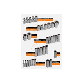  Набор инструментов Partner PA-41723-5 