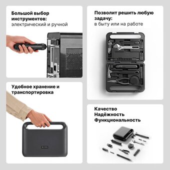  Набор инструментов Xiaomi Mijia Toolbox MJGJX001QW 
