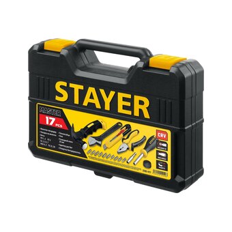  Набор инструментов Stayer 2205-H17 17 предметов жесткий кейс 