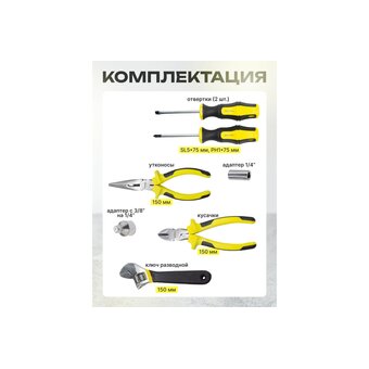  Набор инструментов WMC Tools WMC-30122 