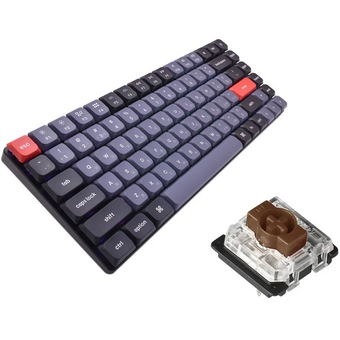  Клавиатура Keychron K3 Pro Gateron low profile Mechanical (K3P-H3-RU) Grey/Brown Switch 