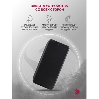  Чехол книжка Book для Samsung A22, M22, M32 (A225, M225, M325) с рисунком с магнитом, черный с принтом ВСЁ ПЗДЦ (Самсунг Галакси А22 А225 М22 М225 М32) 