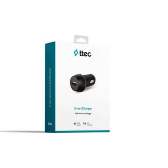  АЗУ TTEC 2CKS30TS SmartCharger 2.4A Car Charger With Trio Cable Black 