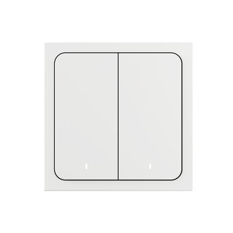  Умный выключатель Яндекс YNDX-00532, 2 клавиши, Zigbee 