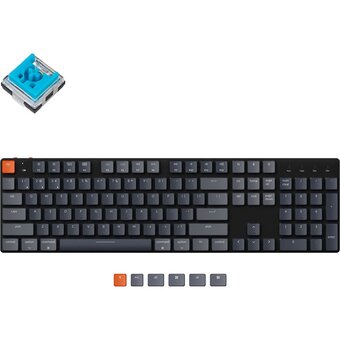  Клавиатура Keychron K5SE Keychron Optical (K5SE-E2-RU) Black/Blue Switch 