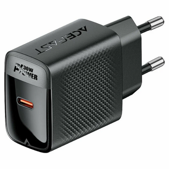  СЗУ ACEFAST A102 PD30W Gan USB-C Charger EU Black 