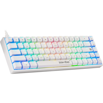 Клавиатура DEFENDER Doom Attack GK-215 45215 белый 