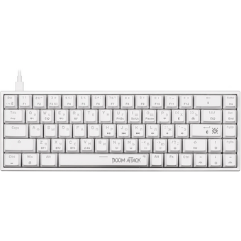  Клавиатура DEFENDER Doom Attack GK-215 45215 белый 