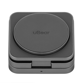  Беспроводное зарядное устройство uBear WL09SG31-ADM Balance MagSafe 25Вт серый 