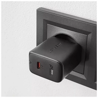  СЗУ ACEFAST A21 AF-A21-BK 30W GaN single USB-C charger EU Black 