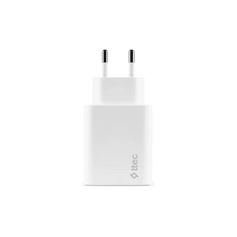  СЗУ TTEC 2SCS27B SmartCharger Duo PD 40W Travel Charger USB-C + USB-C White 