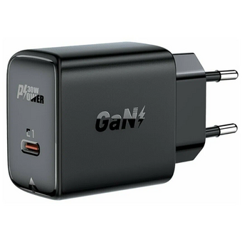  СЗУ ACEFAST A21 AF-A21-BK 30W GaN single USB-C charger EU Black 