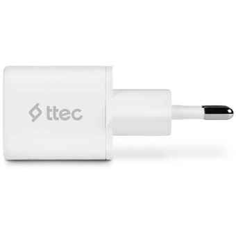  СЗУ TTEC 2SCP01B SmartCharger Pro 20W PD USB-C Travel Charger White 
