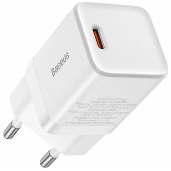  СЗУ Baseus GAN3 CCGN010102 Fast Charger 1C 30W EU White 