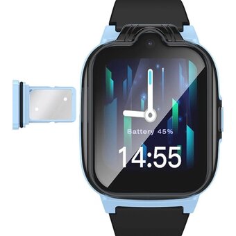  УЦ Смарт-часы HOCO Y104 4G children phone-watch синий (плохая упаковка) 