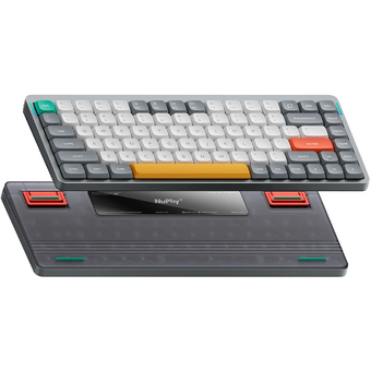  Клавиатура Nuphy Air75 v2 (AIR75v2-LG-2) Lunar Gray RGB Blue Switch 