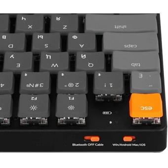  Клавиатура Keychron K5SE Keychron Optical (K5SE-E4-RU) Black/Banana Switch 