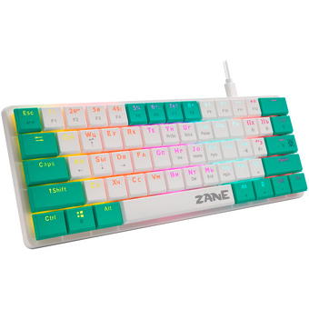  Клавиатура DEFENDER Zane GK-089 (45089) бел/зелен 