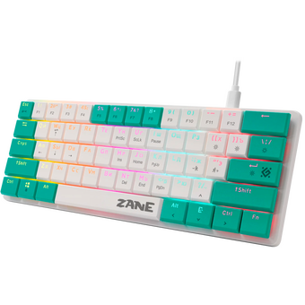  Клавиатура DEFENDER Zane GK-089 (45089) бел/зелен 