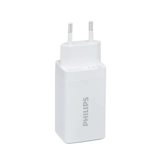  СЗУ Philips DLP6333CW/74 Gan PD65W+QC3.0 белый 