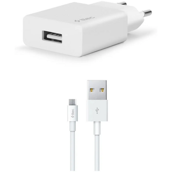  СЗУ TTEC 2SCS20MB SmartCharger Travel Charger 2.1A Micro USB Cable -White 