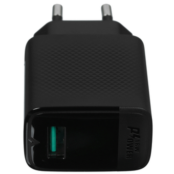  СЗУ ACEFAST A90 QC18W GaN single USB-A charger with charging cable USB-C-USB-A EU Black 