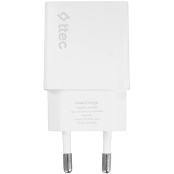  СЗУ TTEC 2SCS20B SmartCharger Travel Charger 2.1A White 