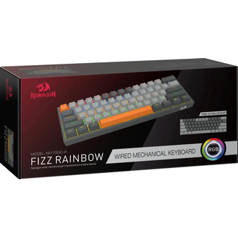  Клавиатура REDRAGON Fizz RU 72600 Rainbow, melt-gold свитчи 