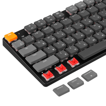  Клавиатура Keychron K5SE Keychron Optical (K5SE-E1-RU) Black/Red Switch 