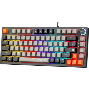  Клавиатура DEFENDER Wildfire GK-213 45214 серо/черный 