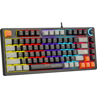  Клавиатура DEFENDER Wildfire GK-213 45213 черно/серый 