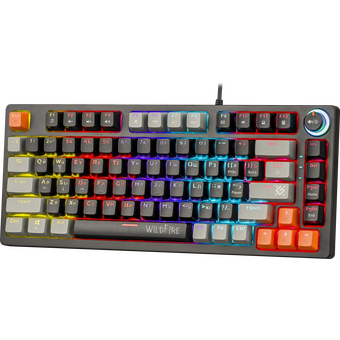  Клавиатура DEFENDER Wildfire GK-213 45213 черно/серый 