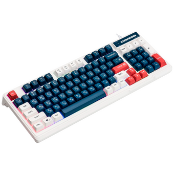  Клавиатура DEFENDER Stormrider GK-425 45425 бело/синий 