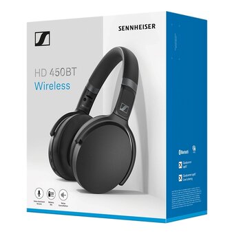  Наушники-гарнитура Sennheiser HD450BT черный 