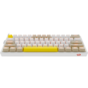  Клавиатура Redragon Fizz Rainbow бежевая-желтая (72596) 