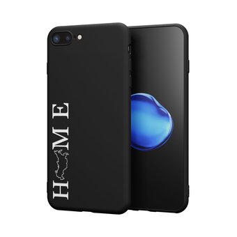  Силиконовый чехол Mcover для iPhone 7 Plus/8 Plus (Айфон 7 плюс 8 плюс), с принтом Russia home 