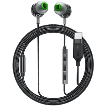  Наушники ACEFAST L5 USB-C In-Ear Wired Earphones With Mic Black 