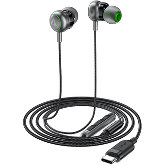  Наушники ACEFAST L5 USB-C In-Ear Wired Earphones With Mic Black 