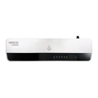  Ламинатор Office Kit L3306N белый/черный A3 (75-250мкм) 100см/мин (6вал.) хол.лам. лам.фото реверс 